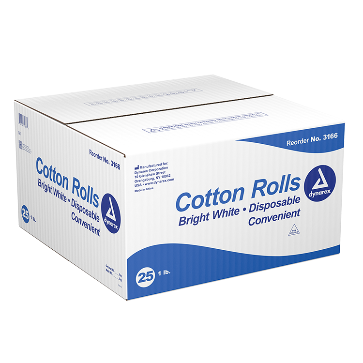  Dynarex Cotton Roll, Non-Sterile, Soft and Absorbent Cotton,  Perfect for Estheticians and Multiple Uses, 12” x 56, White, 1 Case of 25  Rolls : Beauty & Personal Care