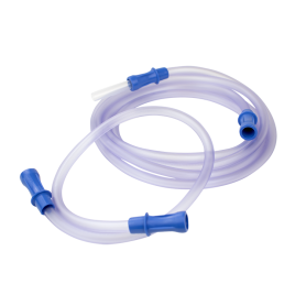 Suction Connection Tubing w/ Male Connector, Non-Conductive,