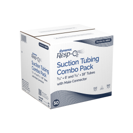 Suction Connection Tubing w/ Male Connector, Non-Conductive,