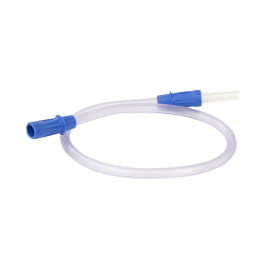 Suction Connection Tubing w/ Male Connector, Non-Conductive,