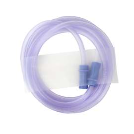 Suction Connection Tubing w/ Male Connector, Non-Conductive,