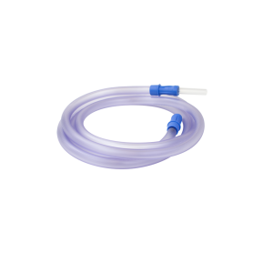 Suction Connection Tubing w/ Male Connector, Non-Conductive,