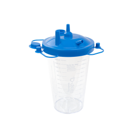 Disposable EMS Suction Canister w/Float Valve Shutoff