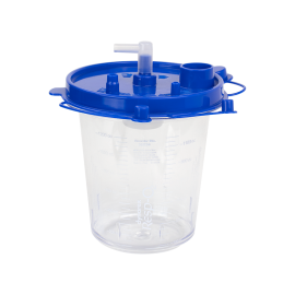 Disposable EMS Suction Canister w/Float Valve Shutoff