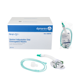 Venturi Adjustable Dial Elongated Mask w/ 7' (2.1 m) tubing