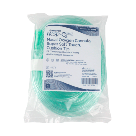 Nasal Oxygen Cannula Super Soft-Touch Cushion Tip w/ 25' (7.