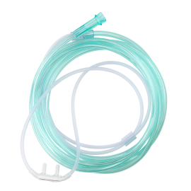 Nasal Oxygen High Flow Cannula Cushion Tip w/ 7' (2.1 m) Cru