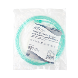 Nasal Oxygen Cannula Cushion Tip w/Advantage Ear Foam w/ 4'