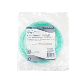 Nasal Oxygen Cannula Cushion Tip w/Advantage Ear Foam w/ 7'
