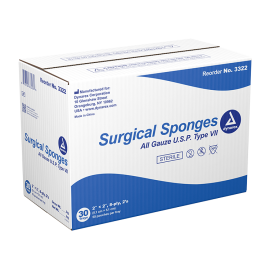 Surgical Gauze Sponge - Sterile 2's