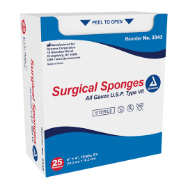 Surgical Gauze Sponge - Sterile 2's