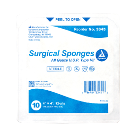 Surgical Gauze Sponge - Sterile 10's