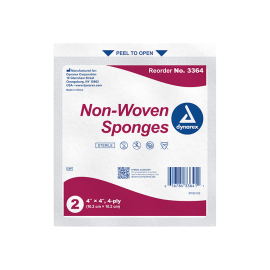 Non-Woven Sponge - Sterile 2's