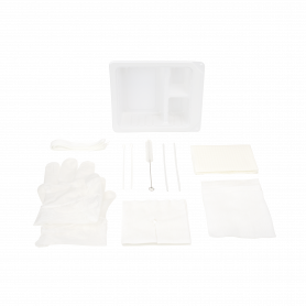 Tracheostomy Care Kit - Three Compartment Tray