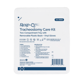 Tracheostomy Care Kit - w/ Removable Plastic Basin
