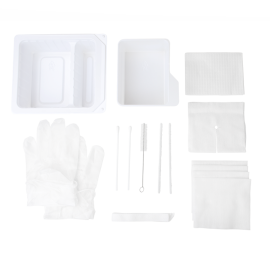 Tracheostomy Care Kit - w/ Removable Plastic Basin