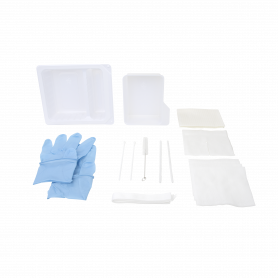 Tracheostomy Care Kit - Two Compartment Tray