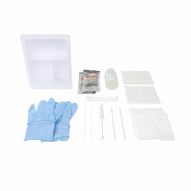 Tracheostomy Care Kit - Three Compartment Saline Tray