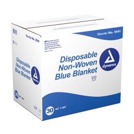 Disposable Blue Non-Woven Blanket