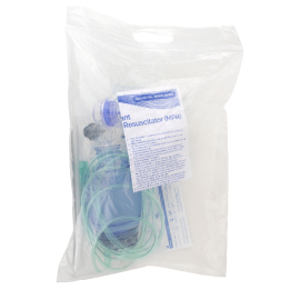 Manual Pulmonary Resuscitator (MPR) Mask, Reservoir Bag, Ox