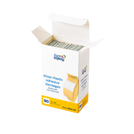Sheer Plastic Adhesive Bandages - Sterile