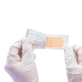 Sheer Plastic Adhesive Bandages - Sterile