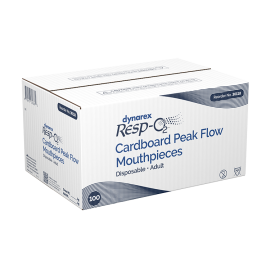 Cardboard Peak Flow Mouthpieces - Disposable