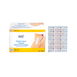 Flexible Fabric Fingertip Adhesive Fabric Bandages - Sterile