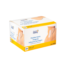 Flexible Fabric Fingertip Adhesive Fabric Bandages - Sterile