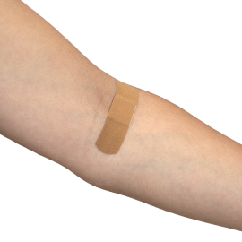 ColorFit Adhesive Fabric Bandages - Brown