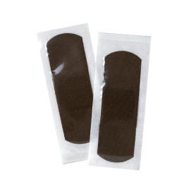 ColorFit Adhesive Fabric Bandages - Dark Brown