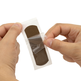ColorFit Adhesive Fabric Bandages - Dark Brown