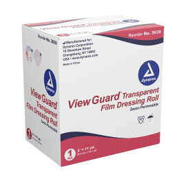 View Guard Transparent Film Dressing Roll