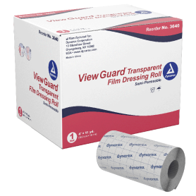 View Guard Transparent Film Dressing Roll