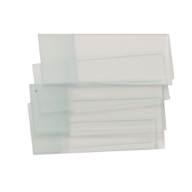 Microscope Slides, Clear, corner grounded
