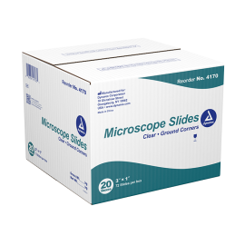 Microscope Slides, Clear, corner grounded