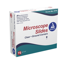 Microscope Slides, Clear, corner grounded