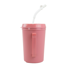 Carafe, Insulated (hot or cold) w/ Lid and Flexible Straw