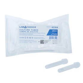 Culture Tube w/Dual Position Cap w/Graduated Markings, PS