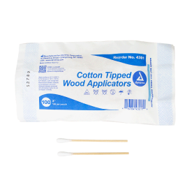 Cotton Tipped Wood Applicators - Non-Sterile
