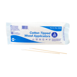 Cotton Tipped Wood Applicators - Non-Sterile