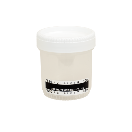 Urine Container with Temperature Strip