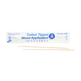 Cotton Tipped Wood Applicators - Sterile