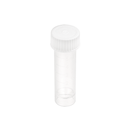 Self-Standing Transport Tube with Screwcap