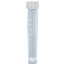 Self-Standing Transport Tube with Screwcap