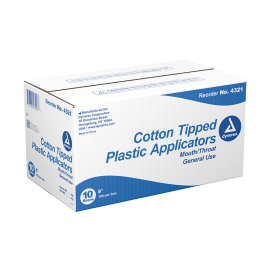 Cotton Tipped Plastic Applicator Large Tip