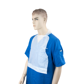 Polyethelene Bibs crumb catch 3" pocket