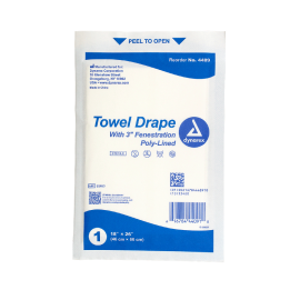 Disposable Towel Drapes Fenestrated - Sterile