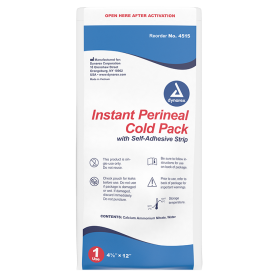 Perineal Instant Cold Pack w/ Self Adhesive Strip