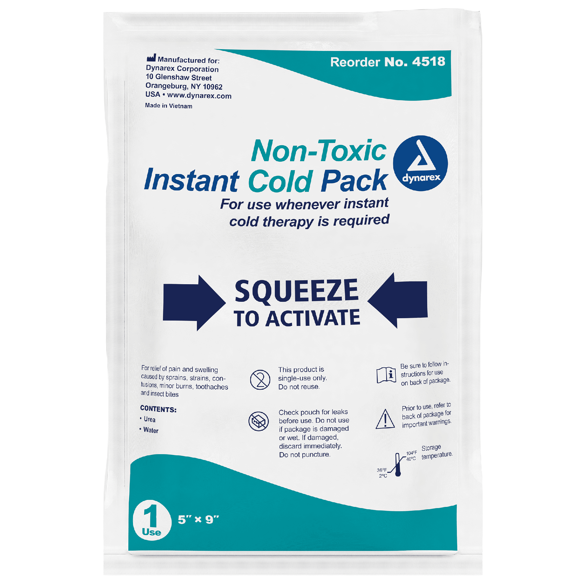 Instant Cold Pack, Non-Toxic with Urea 5 x 9 — Mountainside Medical  Equipment